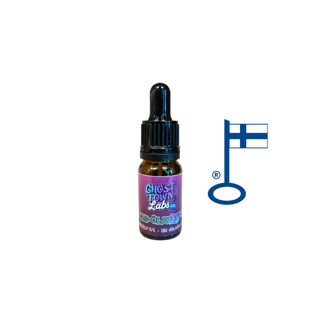 Ghost Town Labs - CBD-Öljy 25 % 10ml