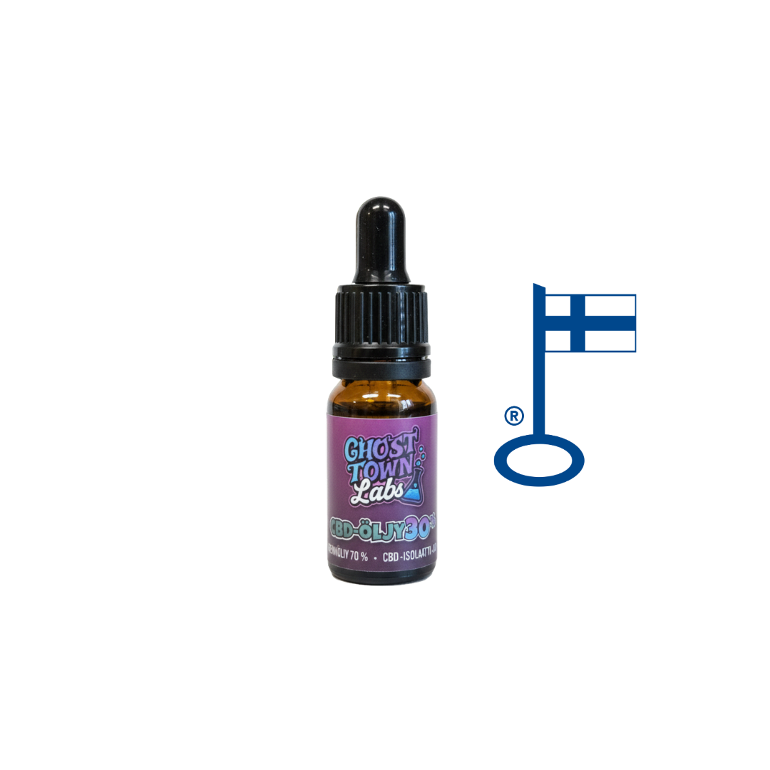 Ghost Town Labs - CBD-Öljy 30 % 10ml